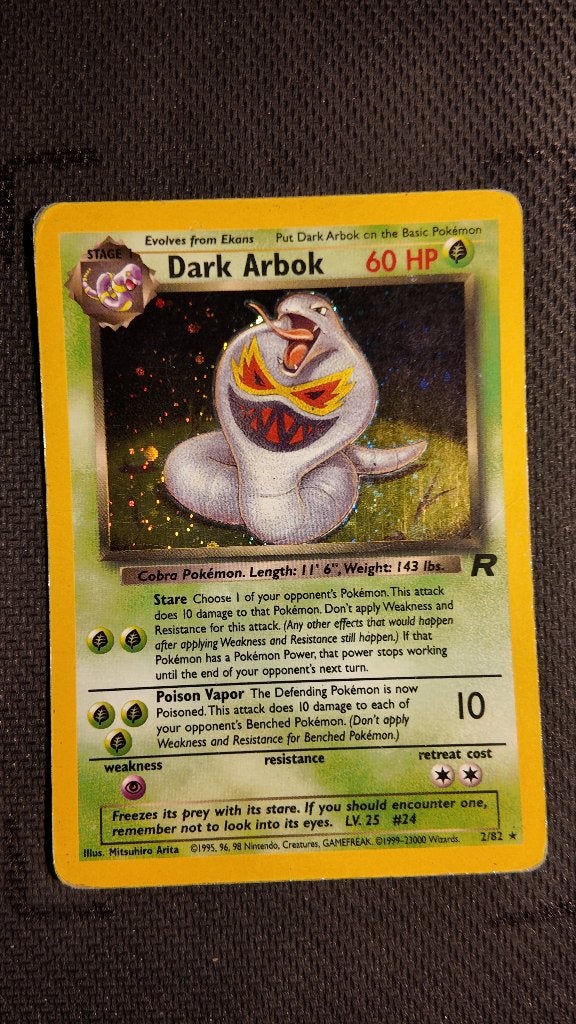 Dark Arbok 2 Team Rocket | Pokemon kaart, Hobby en Vrije tijd, Verzamelkaartspellen | Pokémon, Zo goed als nieuw, Losse kaart