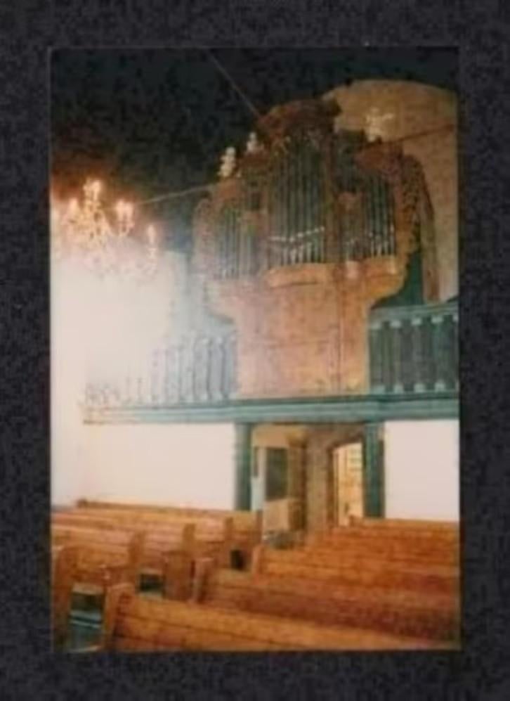 Foto Vollenhove Gereformeerde Kerk Orgel., 1980 tot heden, Foto, Ophalen of Verzenden, Zo goed als nieuw
