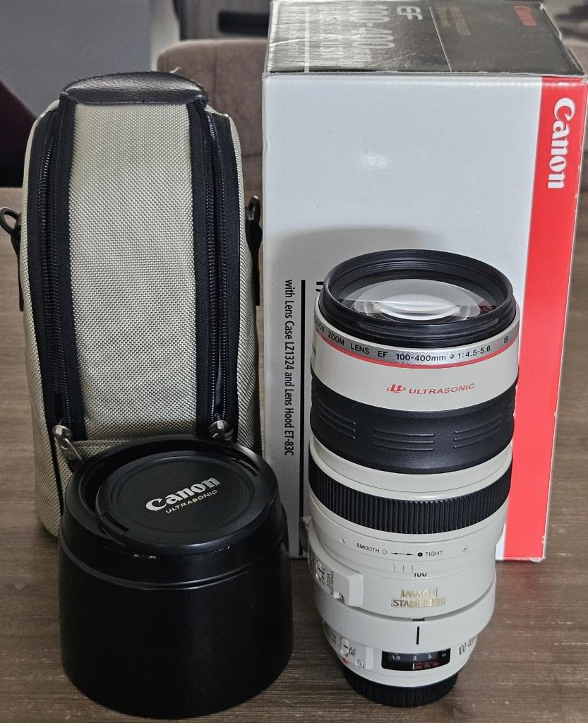 Canon EF 100-400mm L IS USM in mooie staat met tas en doos, Audio, Tv en Foto, Fotografie | Lenzen en Objectieven, Ophalen, Zo goed als nieuw
