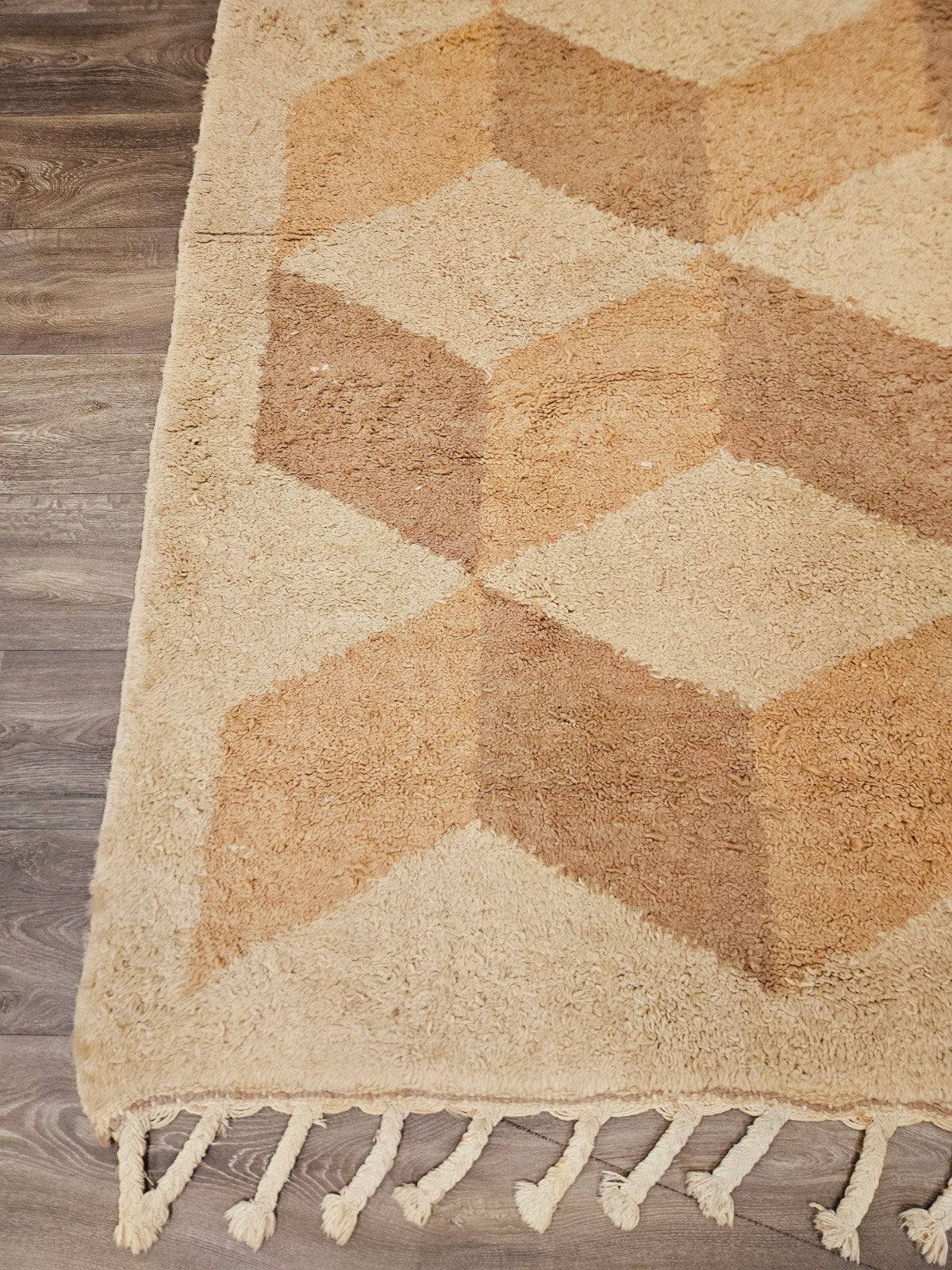 Handgeknoopt Berber Tapijt. Prachtige kleuren en patronen!, Bruin, 200 cm of meer, Ophalen of Verzenden, Zo goed als nieuw