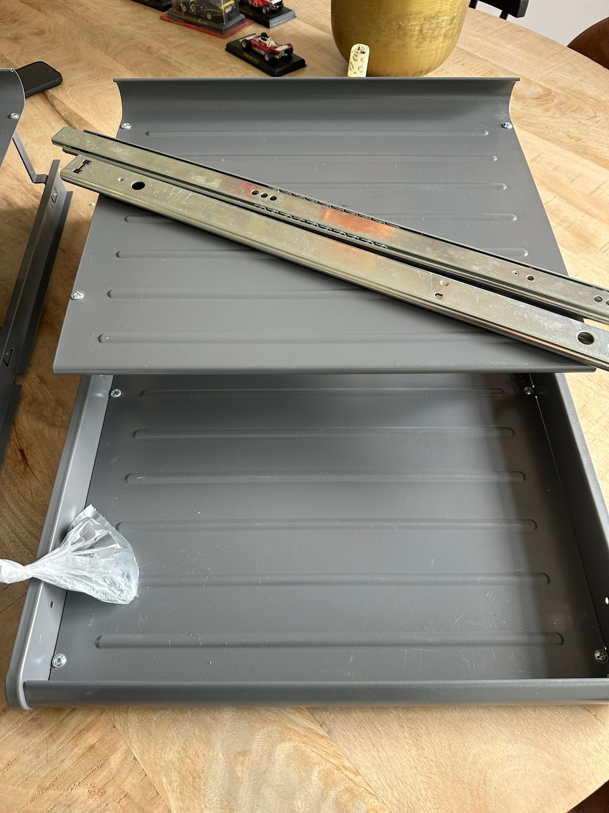 Uitschuifbare lade voor schoenen (2 stuks), Ophalen, Gebruikt, 50 tot 100 cm, Minder dan 100 cm