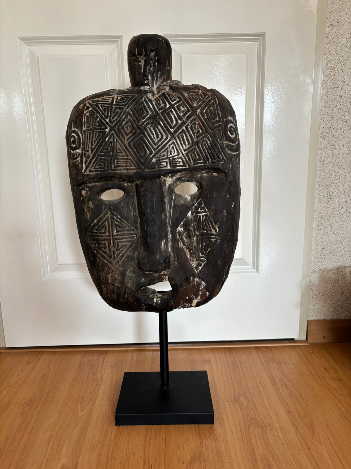 Afrikaans houten masker., Ophalen of Verzenden