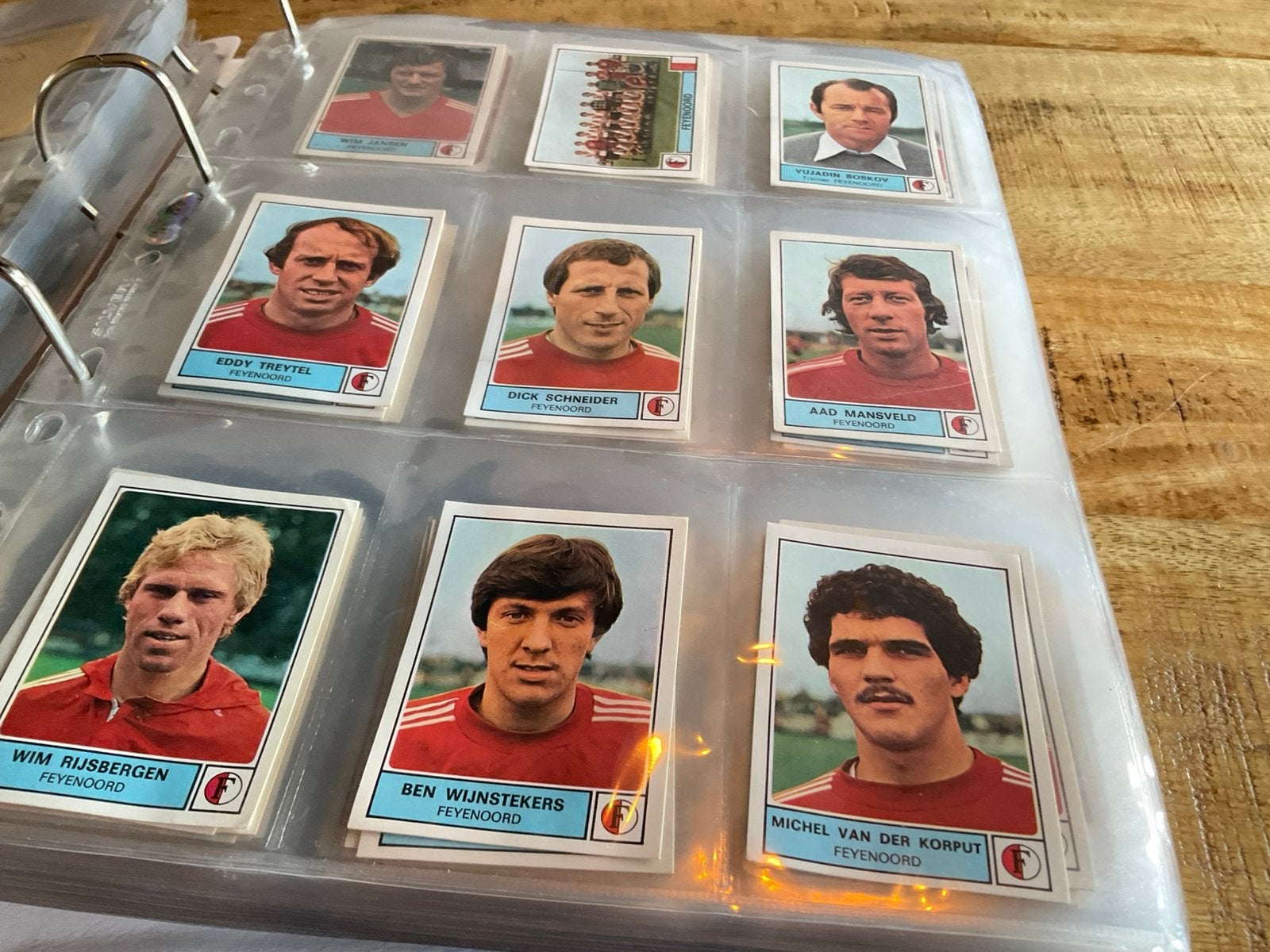 Panini  feyenoord voetbal 78 17 x, Verzamelen, Ophalen of Verzenden, Zo goed als nieuw, Feyenoord, Poster, Plaatje of Sticker