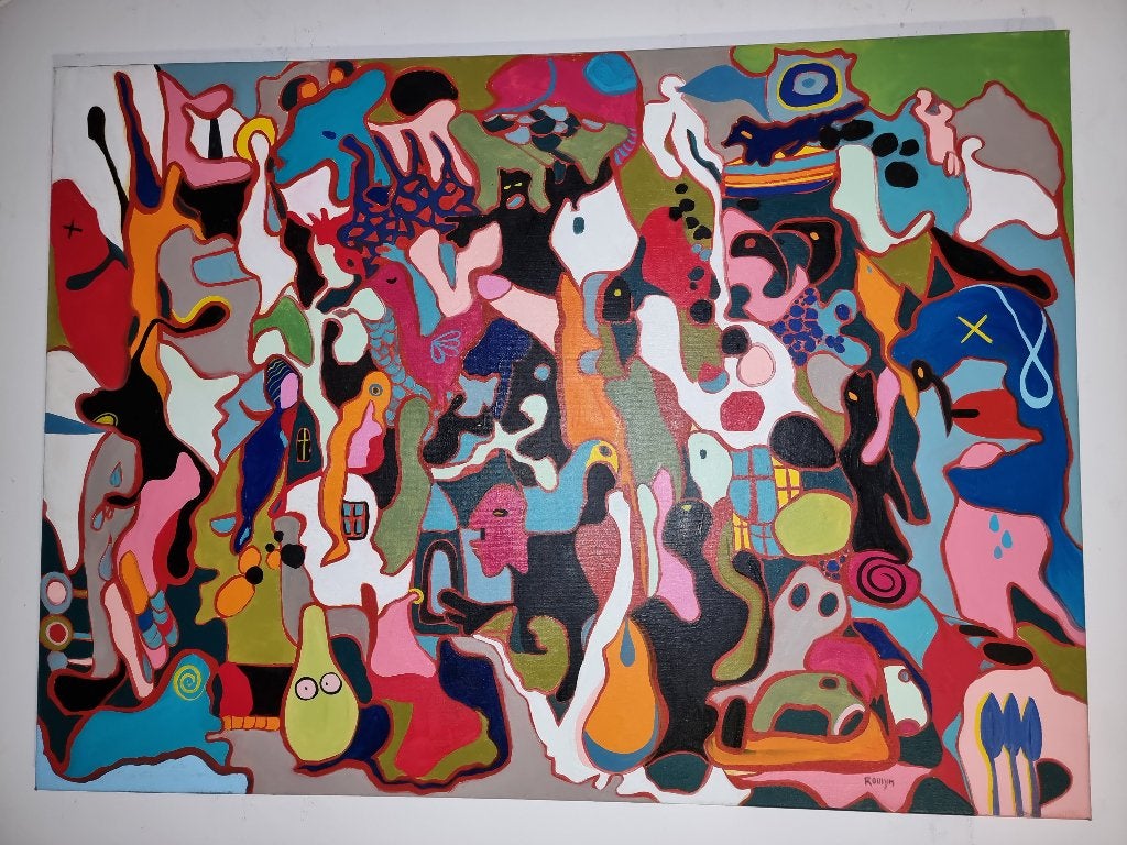 Gust Romijn  Groot werk op doek, Antiek en Kunst, Ophalen