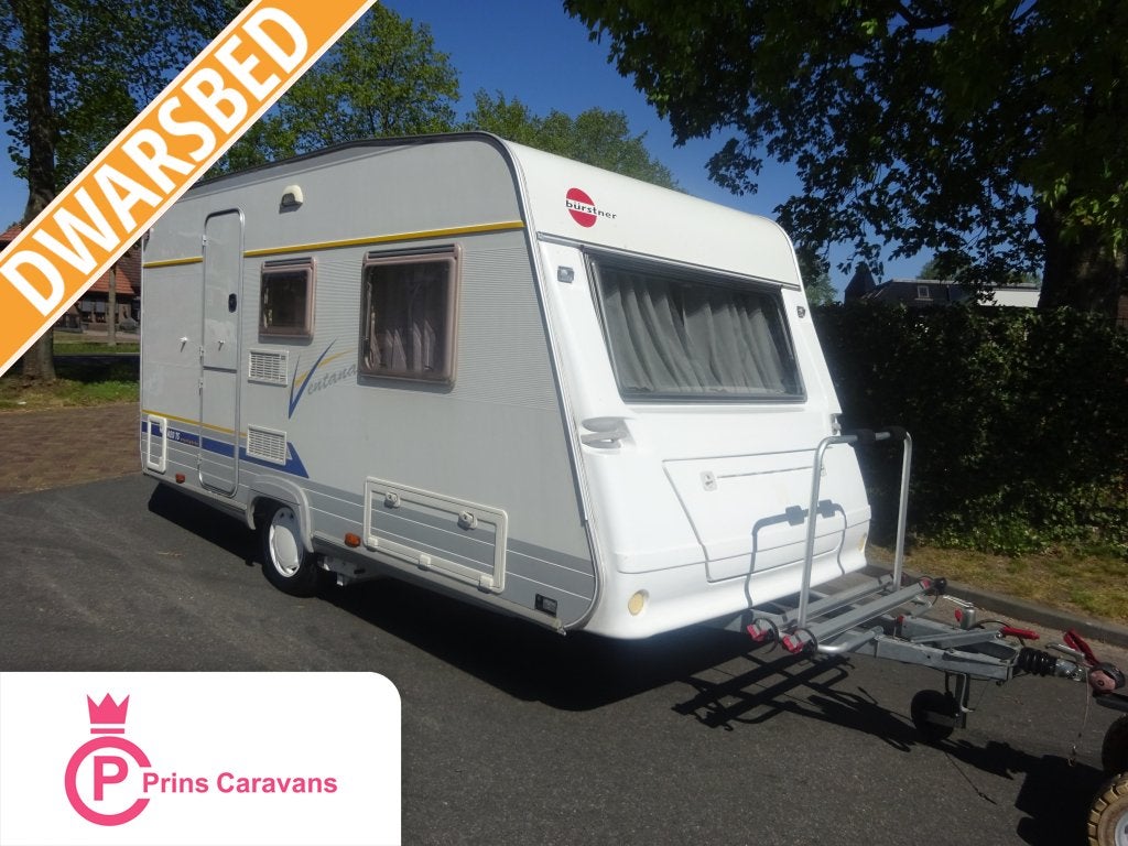 Bürstner Ventana 420 TS met Mover, Caravans en Kamperen, Caravans, Bedrijf, Treinzit, 750 - 1000 kg, Bürstner