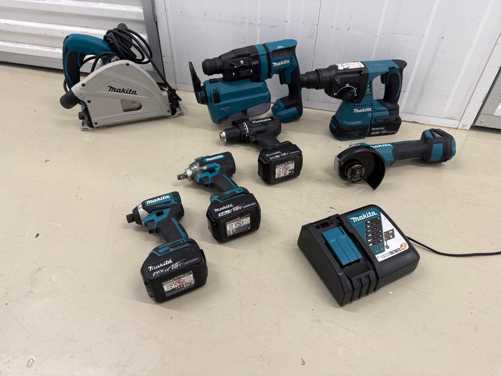 Makita 18v set, Ophalen of Verzenden, Zo goed als nieuw