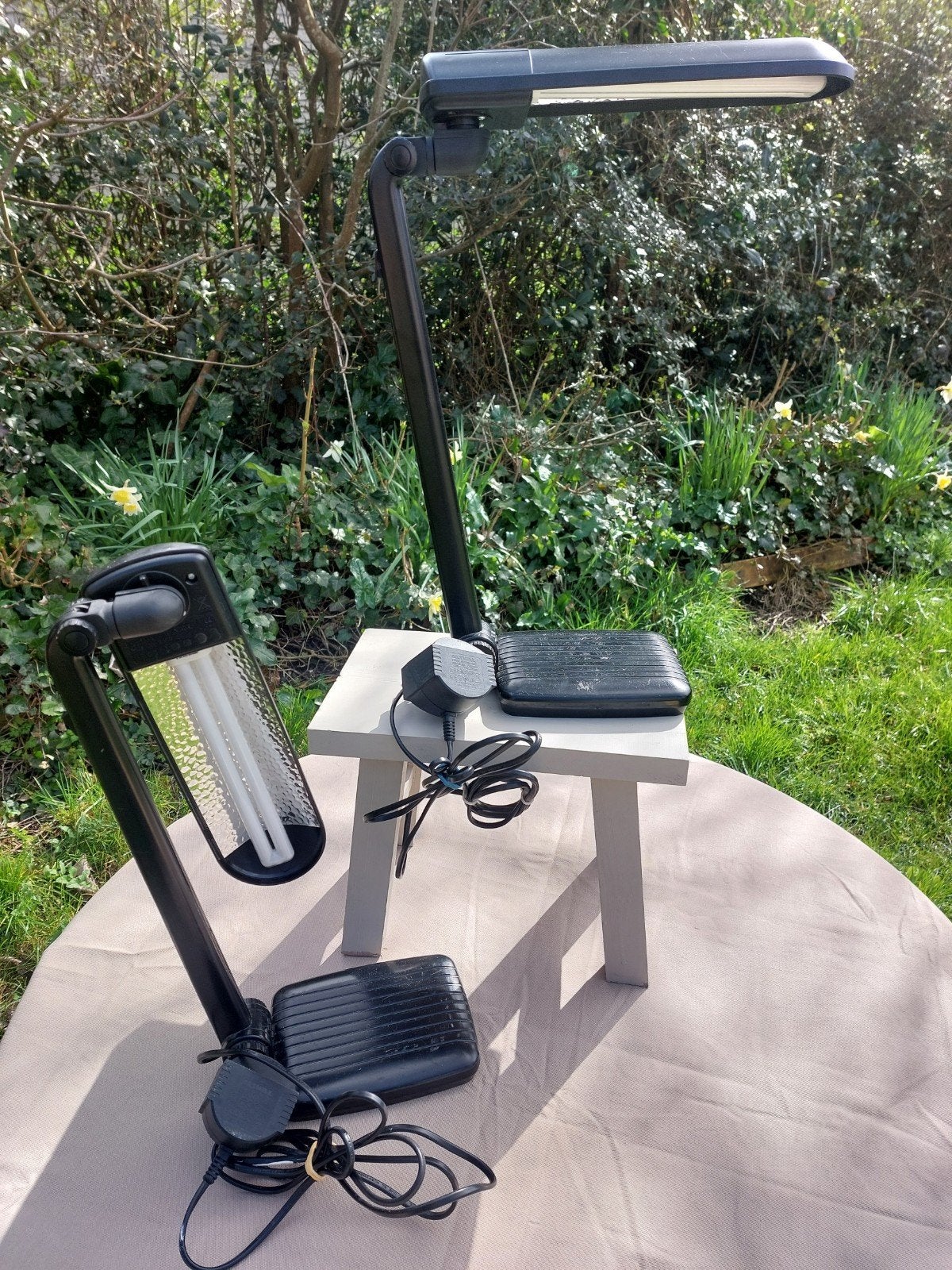 2x Lival Finland architectenlamp, Overige merken, Gebruikt, Kunststof, Zwart