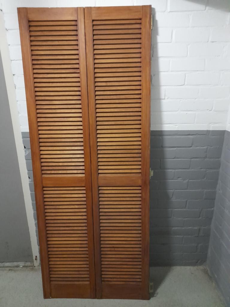 Louvredeuren louvre deuren luiken schermen- zeer nette st., Ophalen, Minder dan 80 cm, Overige typen, Minder dan 200 cm
