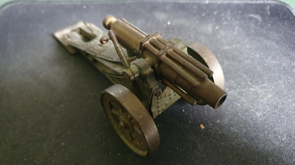 Prachtig antiek model van kanon, Ophalen of Verzenden, Landmacht, Nederland