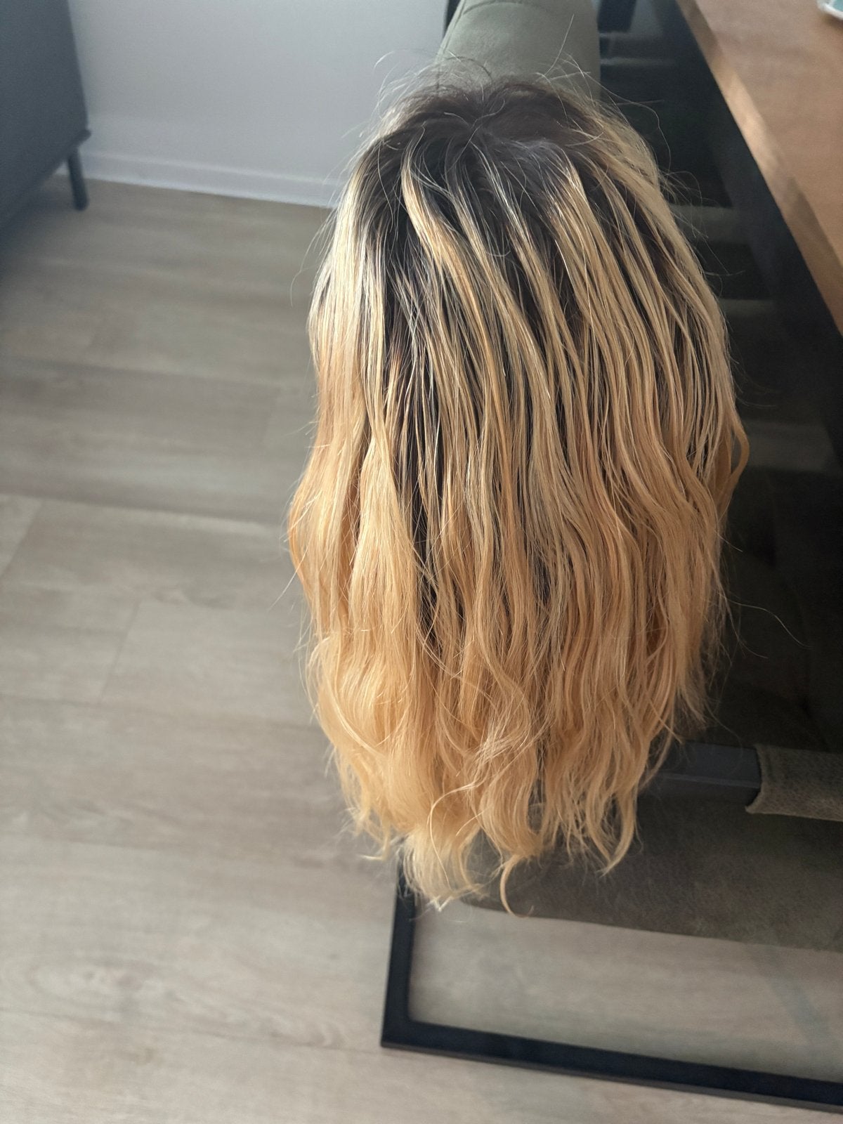 100% echt Braziliaans haar - 16 inch Pruik of Haarverlenging, Ophalen of Verzenden, Gebruikt, Pruik of Haarverlenging