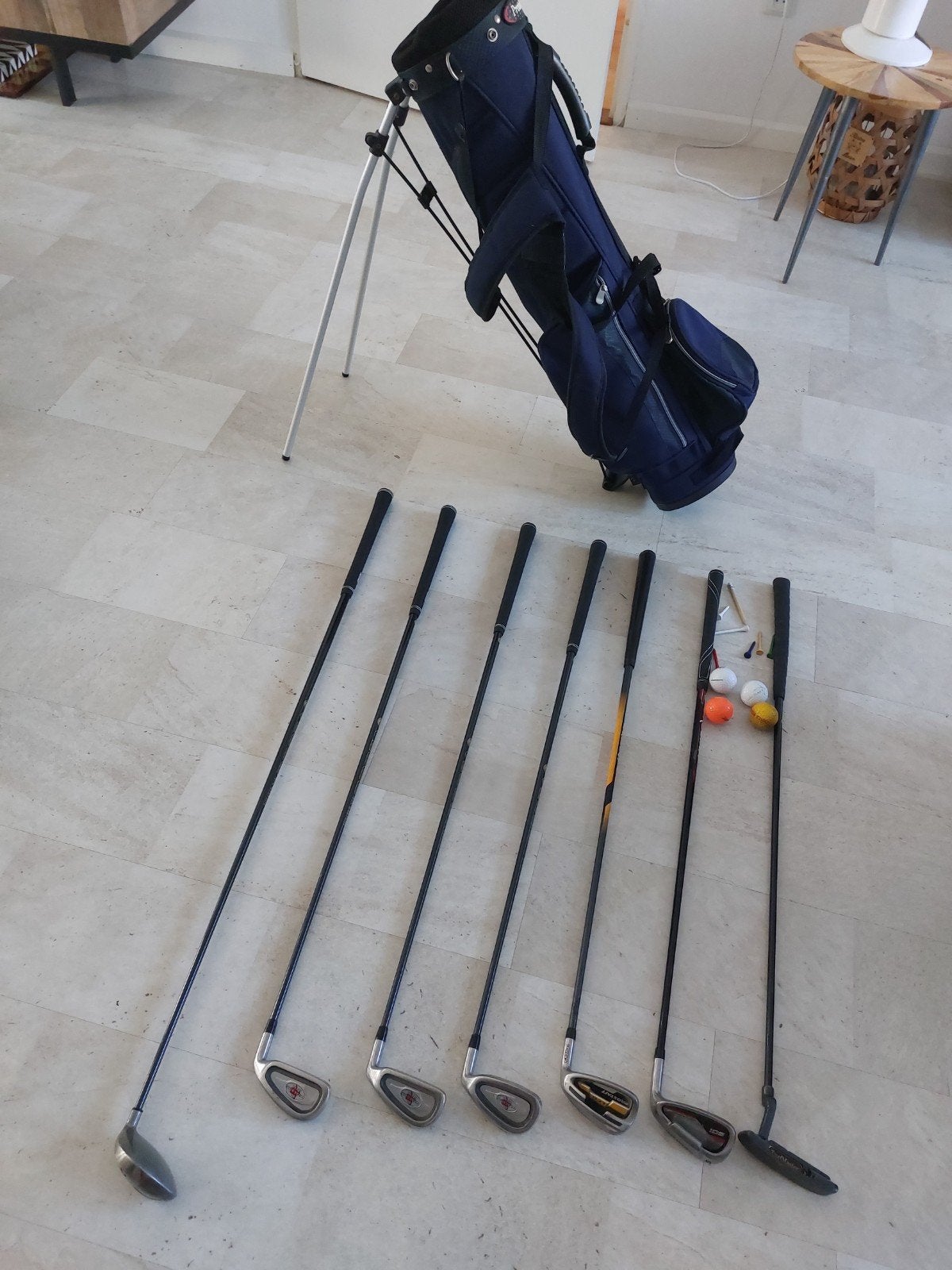 complete halve golfset met tas heren, Ophalen of Verzenden, Zo goed als nieuw, Set, Overige merken