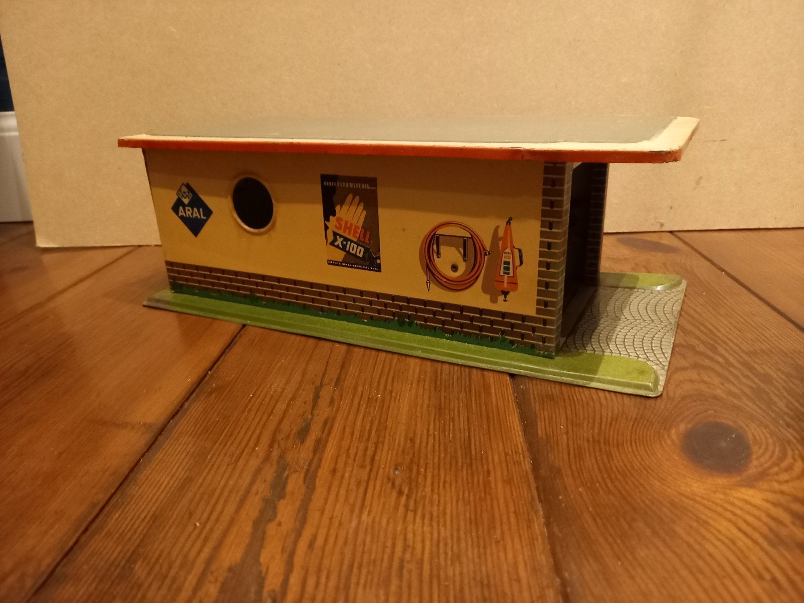 Blikken garage van Arnold, Antiek en Kunst, Antiek | Speelgoed, Ophalen of Verzenden