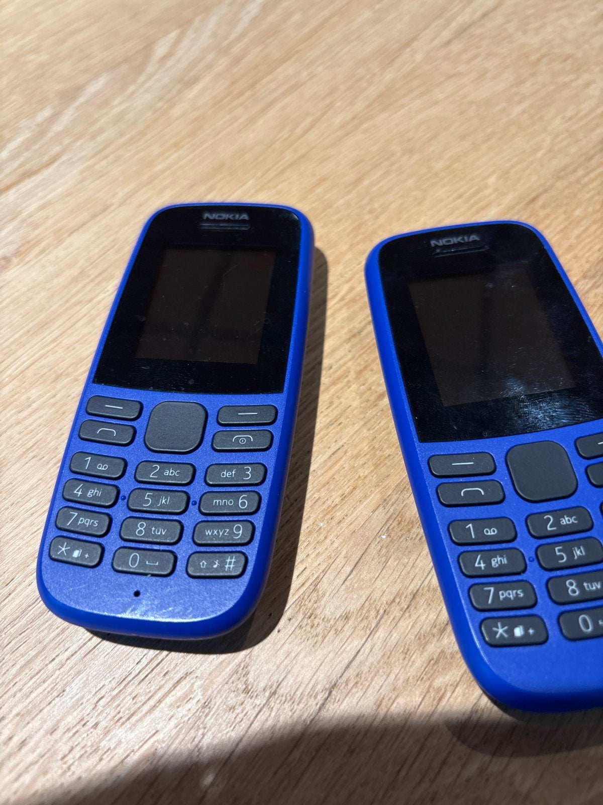 2x Nokia 105 (2019) - Blauw - Zo goed als nieuw, Telecommunicatie, Mobiele telefoons | Nokia, Ophalen, Blauw, Geen camera, Fysiek toetsenbord