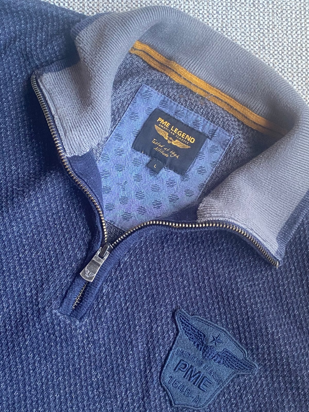 Pme legend Zippertrui trui maat L, Maat 52/54 (L), ., Zo goed als nieuw, .