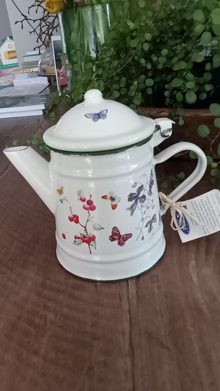 thee/koffiepot janneke brinkman emaille, Antiek en Kunst, Antiek | Emaille, Ophalen of Verzenden