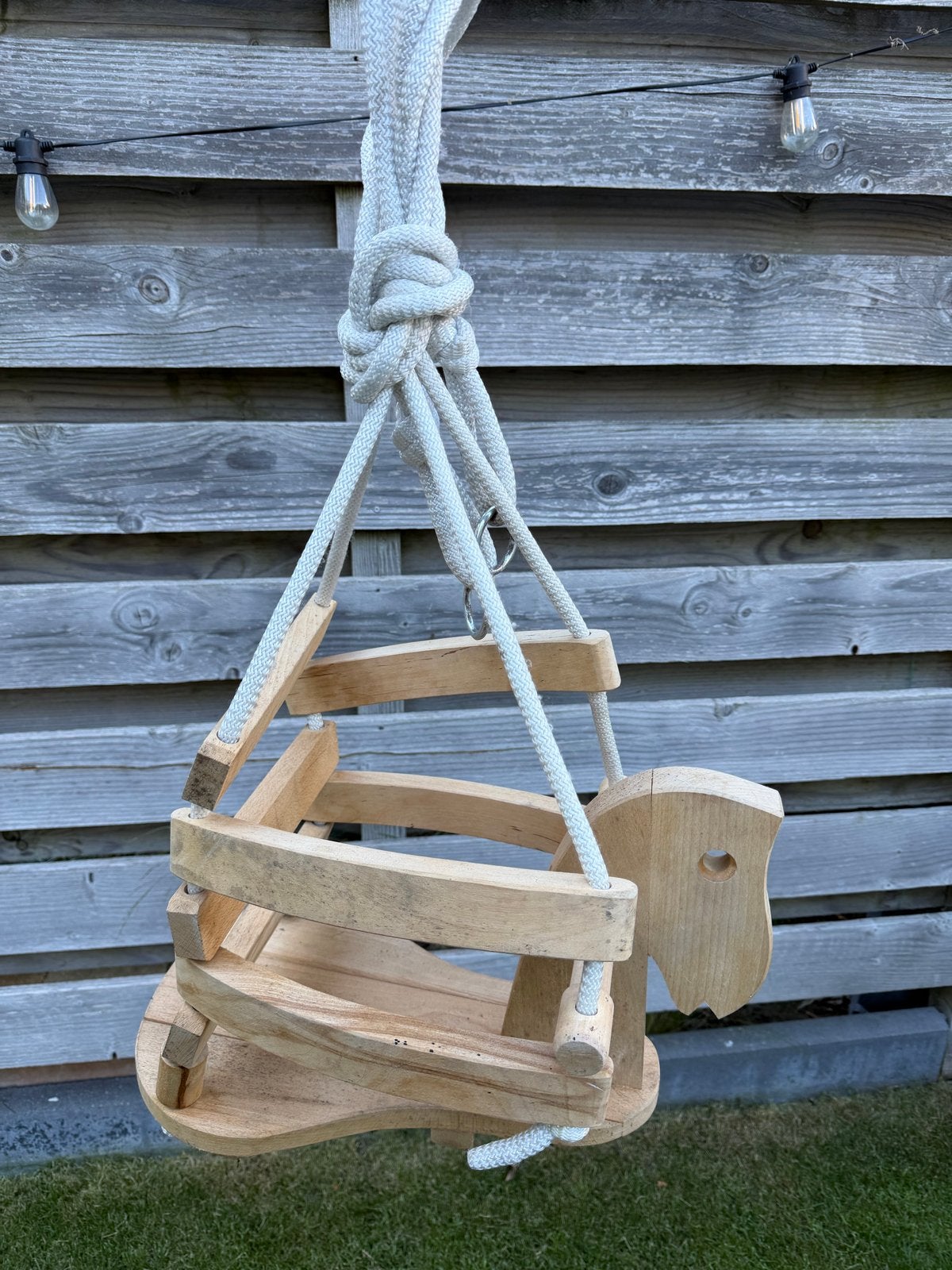 Houten babyschommelstoel paard, Kinderen en Baby's, Ophalen, Gebruikt, Schommel