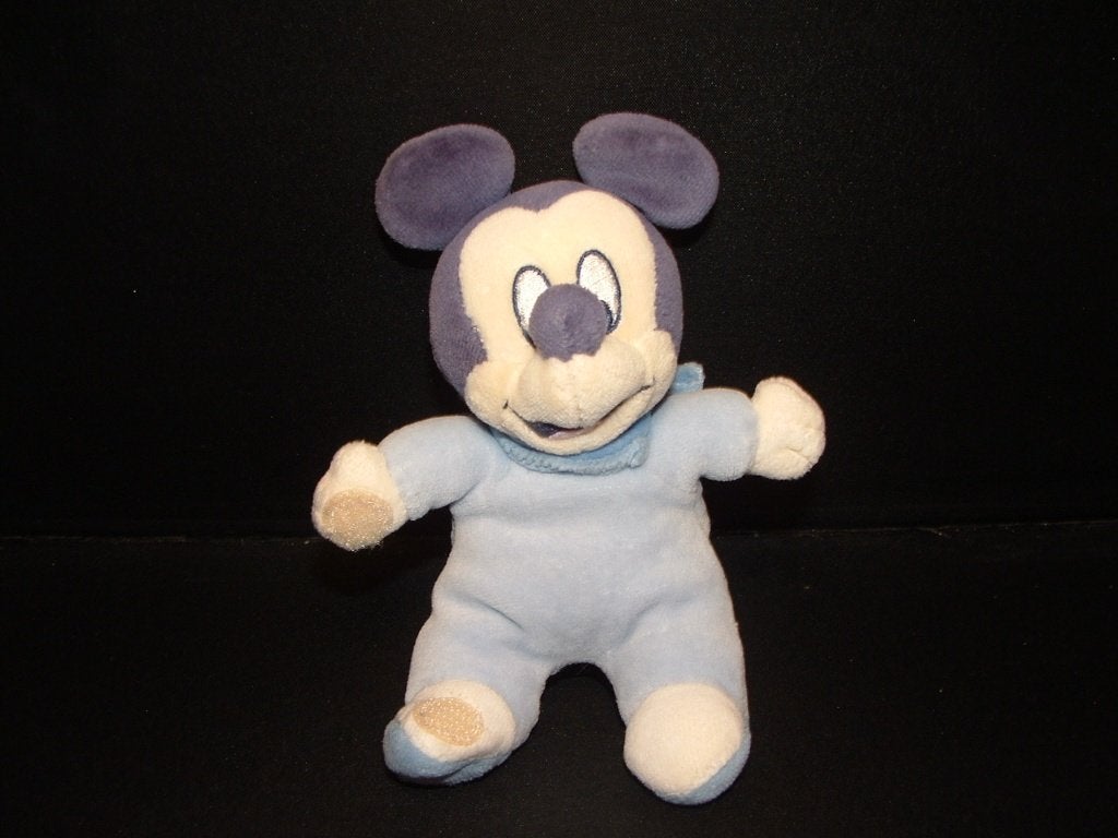 NICOTOY DISNEY MUIS BABY MICKEY MOUSE VELOURS, Ophalen of Verzenden, Nieuw, Overige typen