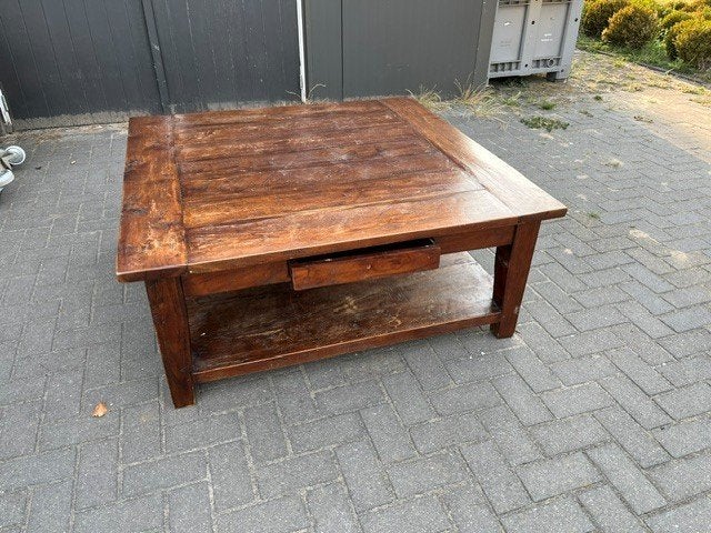 salontafel 120x120 cm, Huis en Inrichting, Ophalen, Zo goed als nieuw, 5 – 50, 100 tot 150 cm