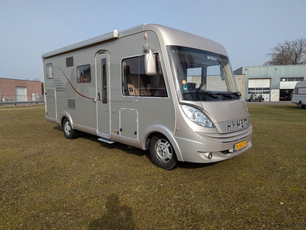 Hymer B578 weinig kilometers, Caravans en Kamperen, Integraal, Luifel, Fiat, Bedrijf