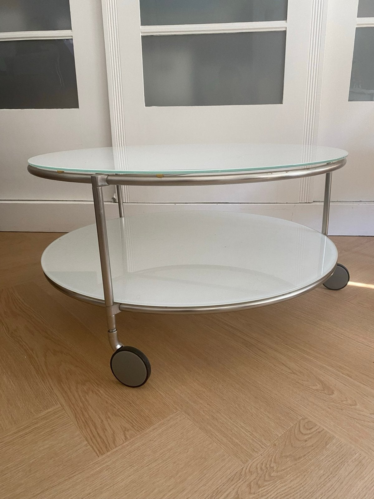 STRIND salontafel van Ehlen Johansson voor IKEA., Huis en Inrichting, Tafels | Salontafels, Ophalen, 50 – 75, Gebruikt, 100 tot 150 cm