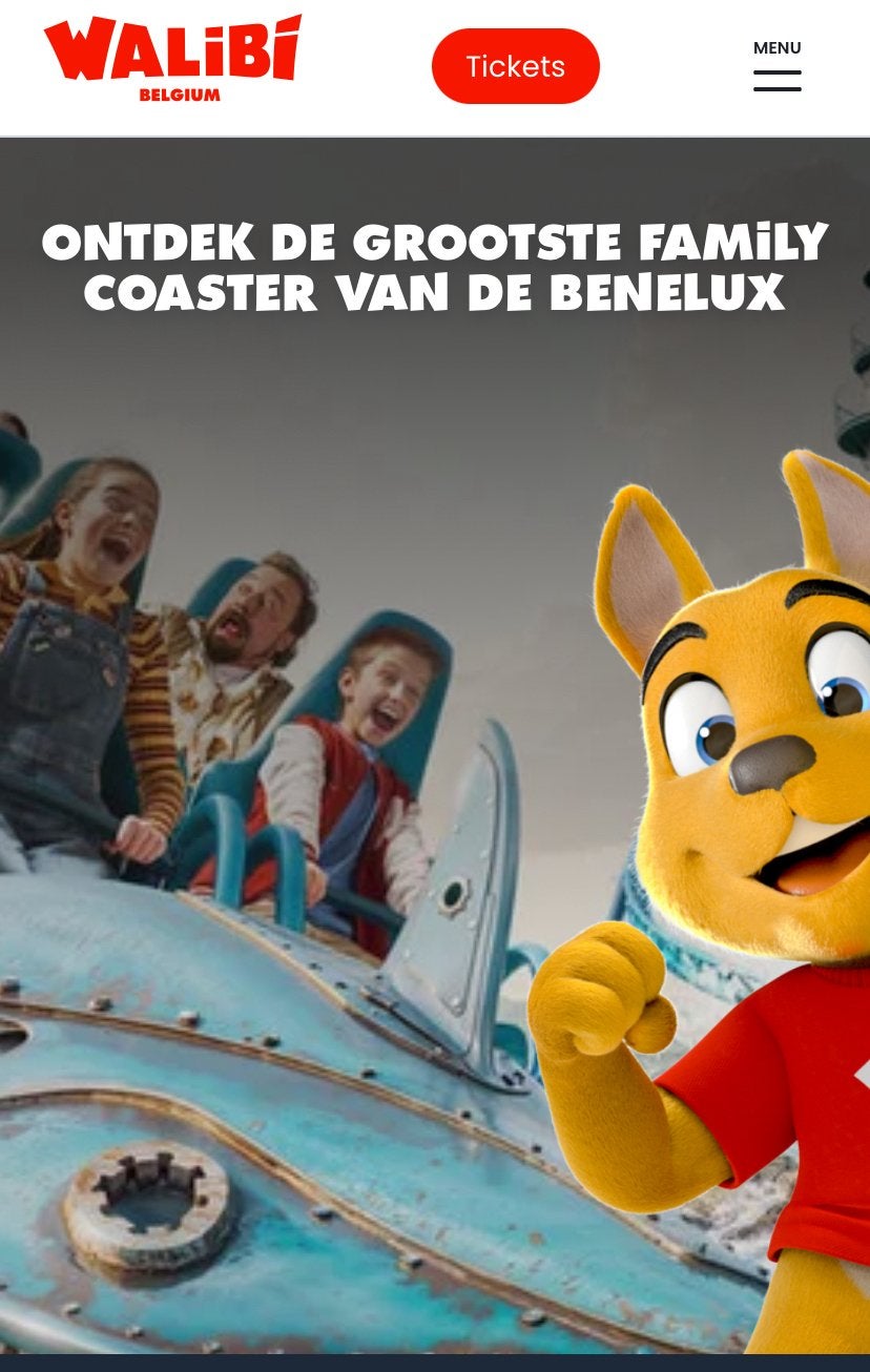 2 tickets voor Walibi Belgium, beide tickets voor 35 euro., Twee personen, Ticket of Toegangskaart
