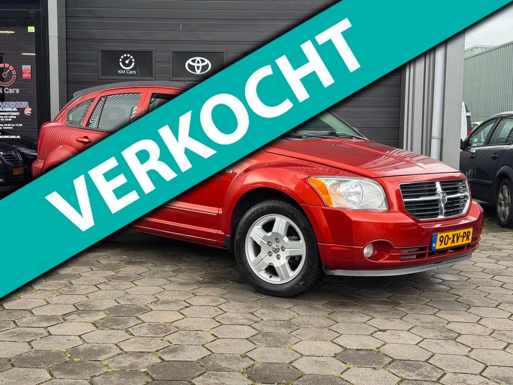 Dodge Caliber 2.0 SXT - AUTOMAAT - LEER - NW APK - 2e Eigena, Auto's, Dodge, 1998 cc, Gebruikt, Origineel Nederlands, Grijs