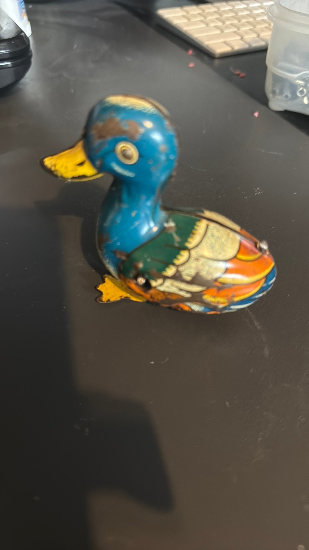 Antieke blikken eend, Ophalen of Verzenden
