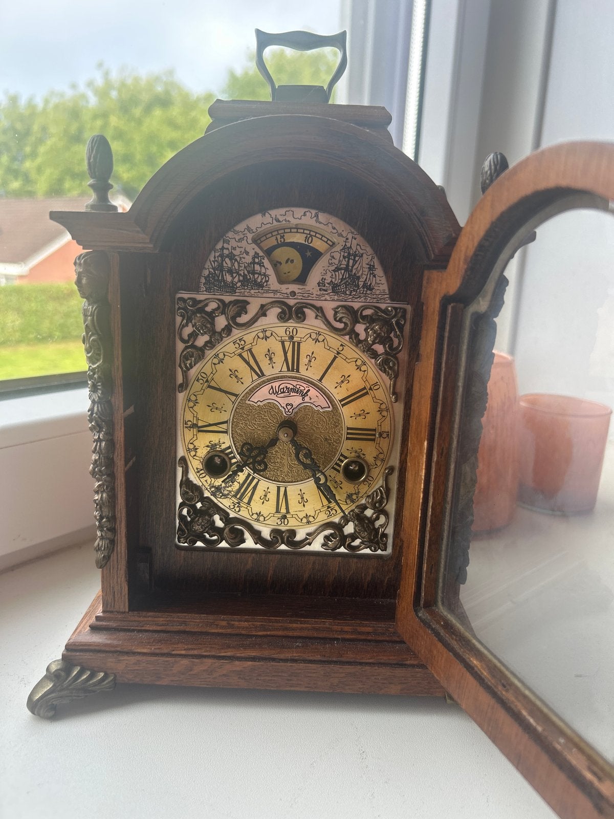 Originele Wuba/Warmink tafelklok, Ophalen of Verzenden