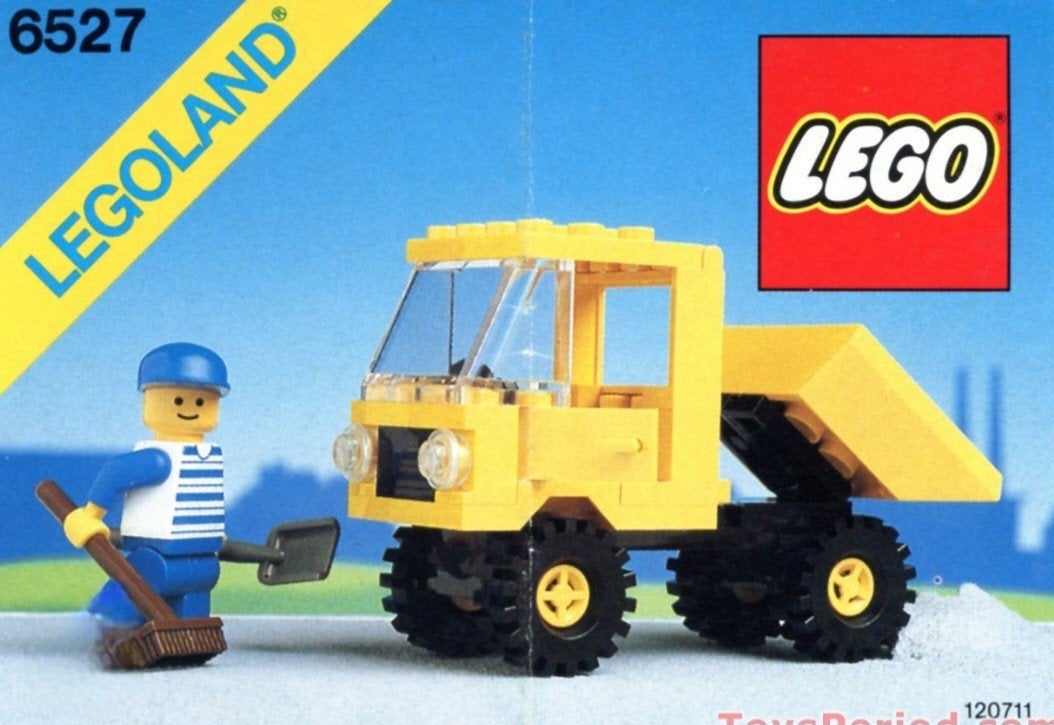 LEGO Legoland 6527 Kiepwagen met Minifiguur, Ophalen of Verzenden, Zo goed als nieuw