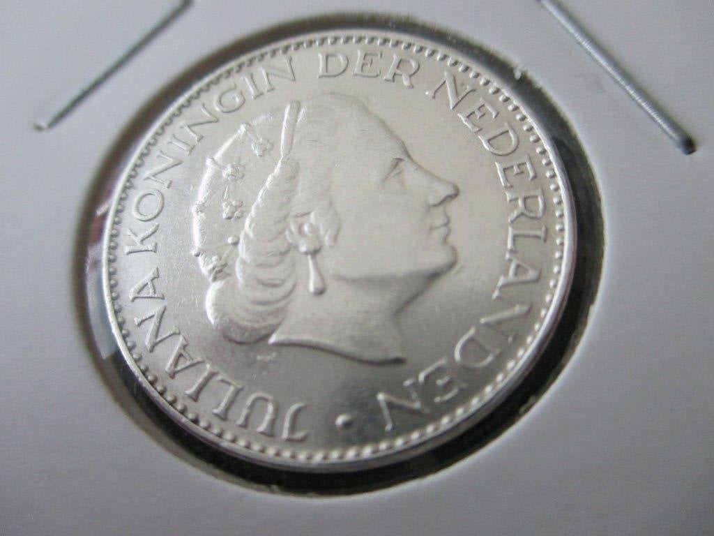Gulden 1964, 1 gulden, Koningin Juliana, Zilver, Ophalen of Verzenden