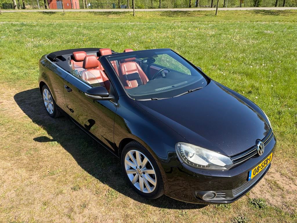 Volkswagen Golf 1.4 TSI 160PK 7-DSG 2011 Zwart 235000 km, 680 kg, 4 cilinders, Cabriolet, Zwart