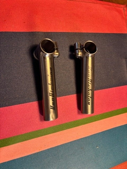 Van Nicholas titanium bar ends, Ophalen, Gebruikt, Titanium