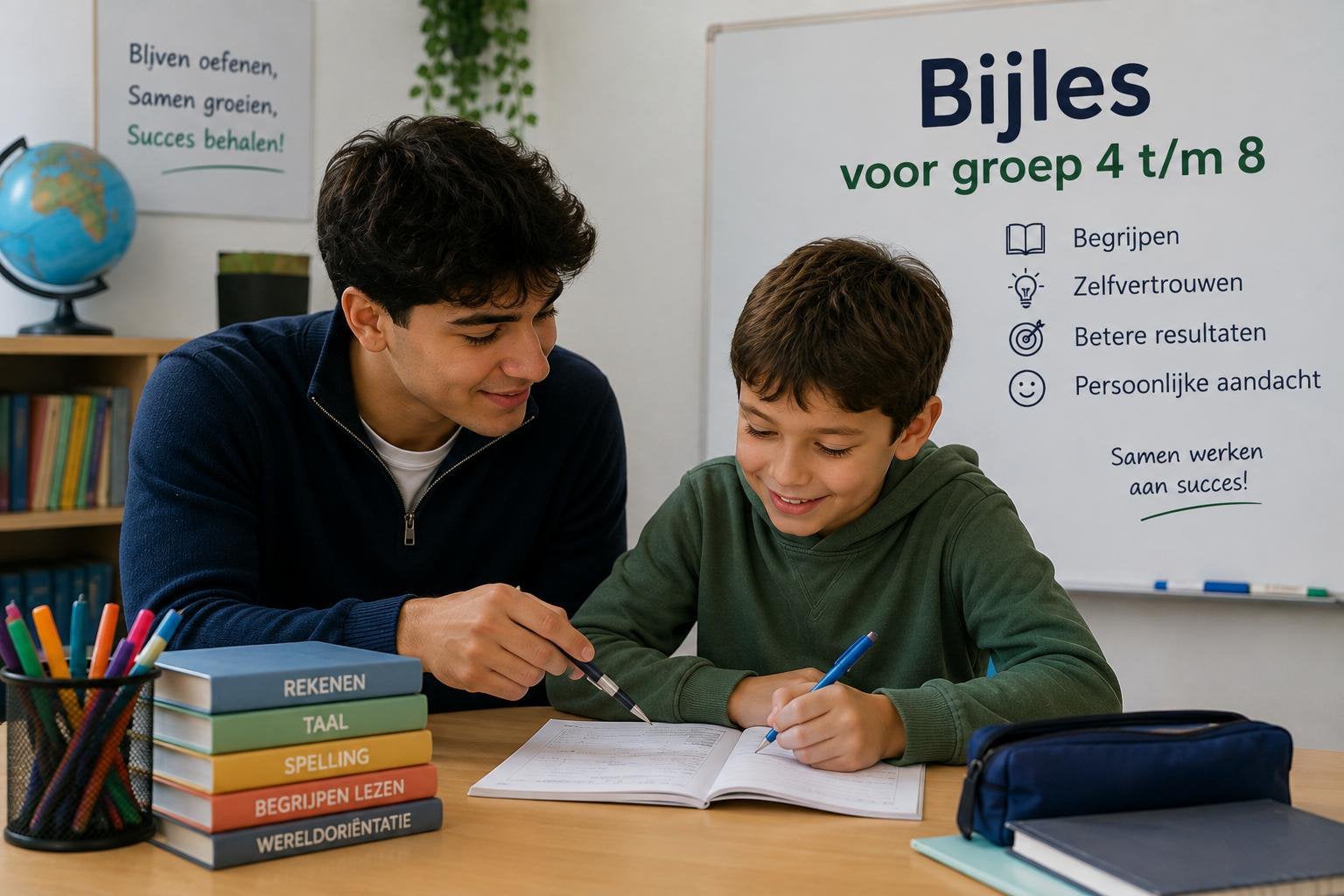 Bijles voor groep 4 t/m 8, Bijles