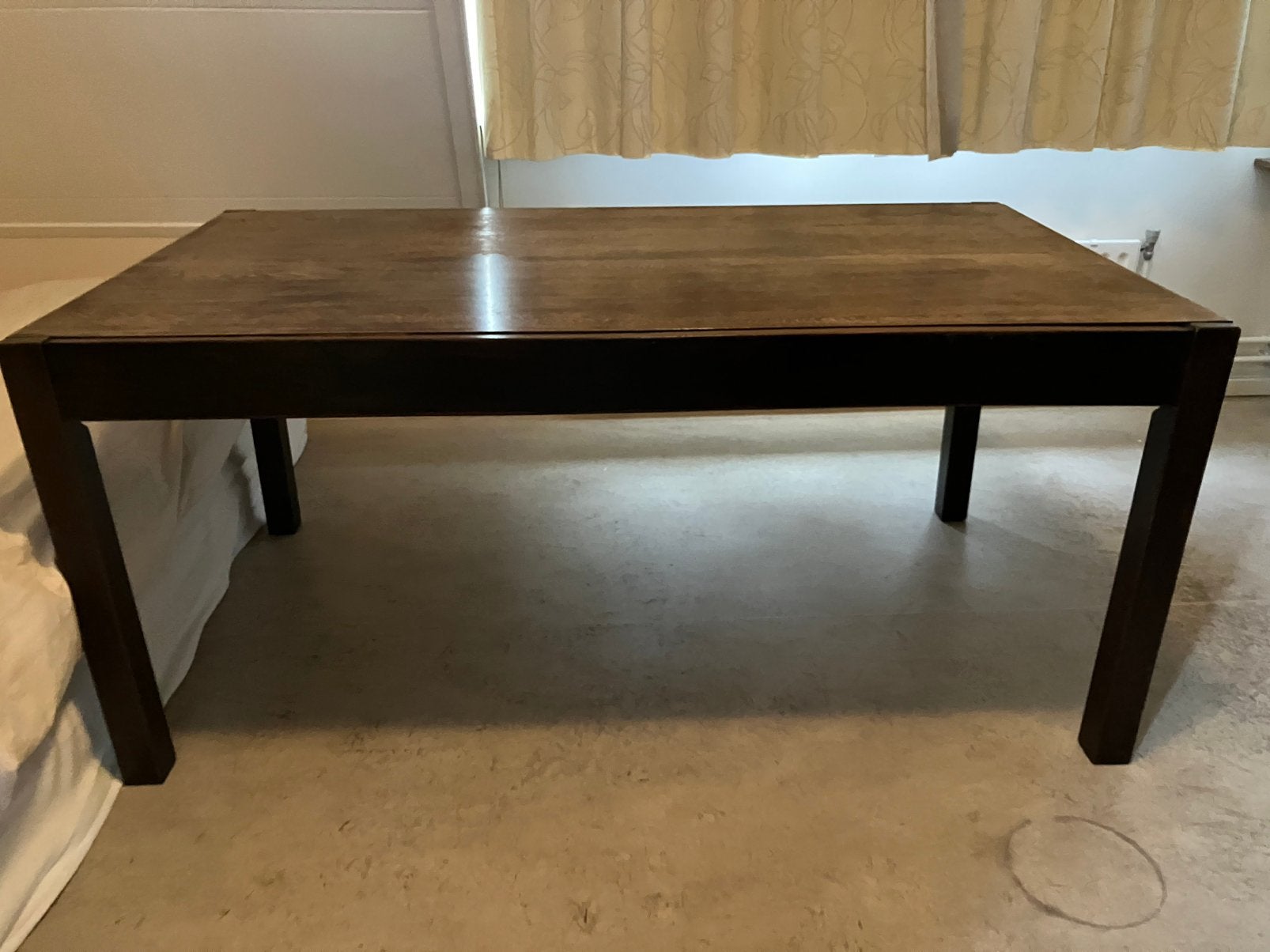 Teakhouten Eettafel/Hobbytafel - Uitschuifbaar, Ophalen, Gebruikt, Teakhout, 200 cm of meer