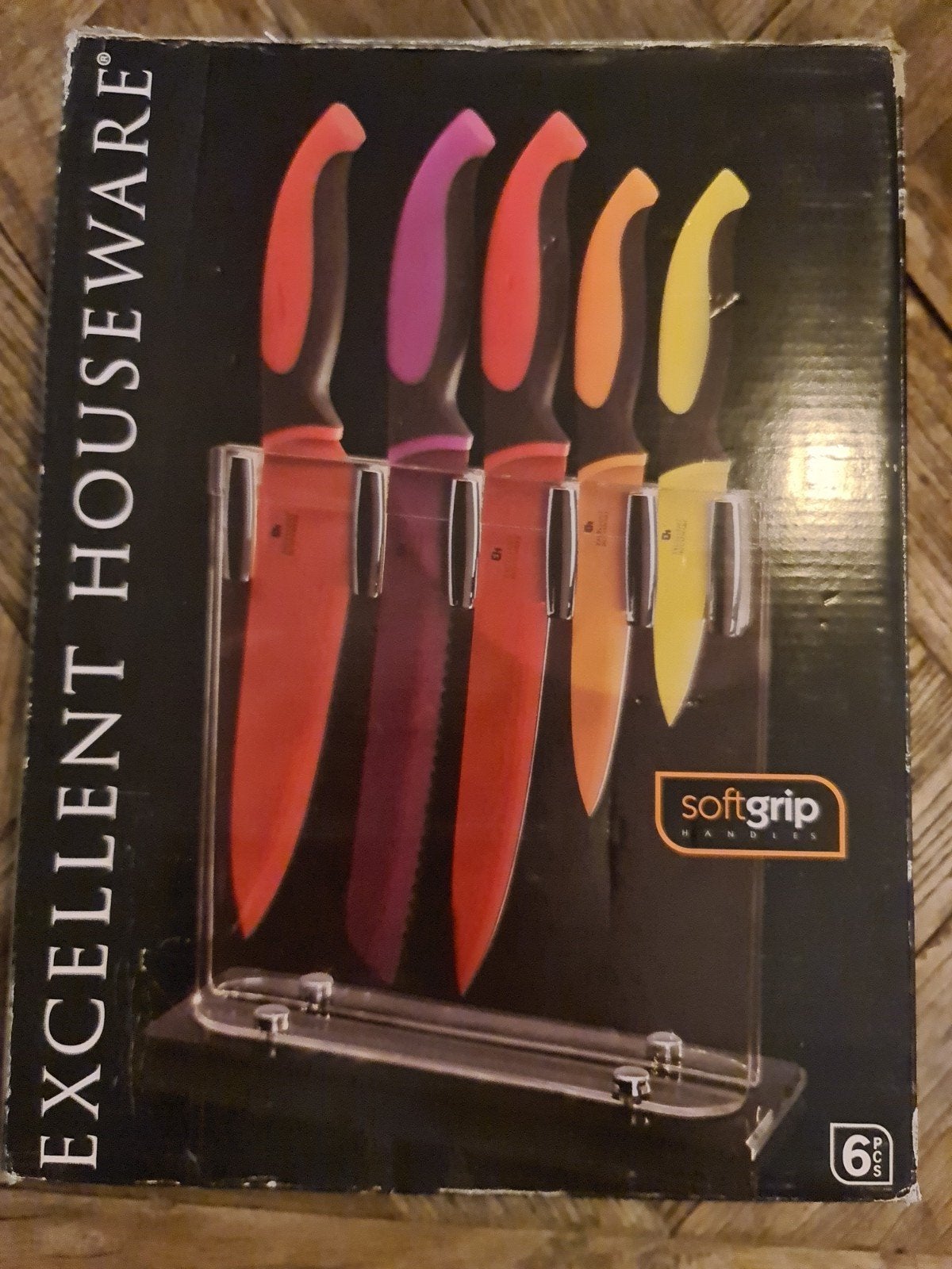 Excellent Houseware Messenset 6-delig met softgrip, Overige typen, Nieuw, Ophalen of Verzenden, Metaal