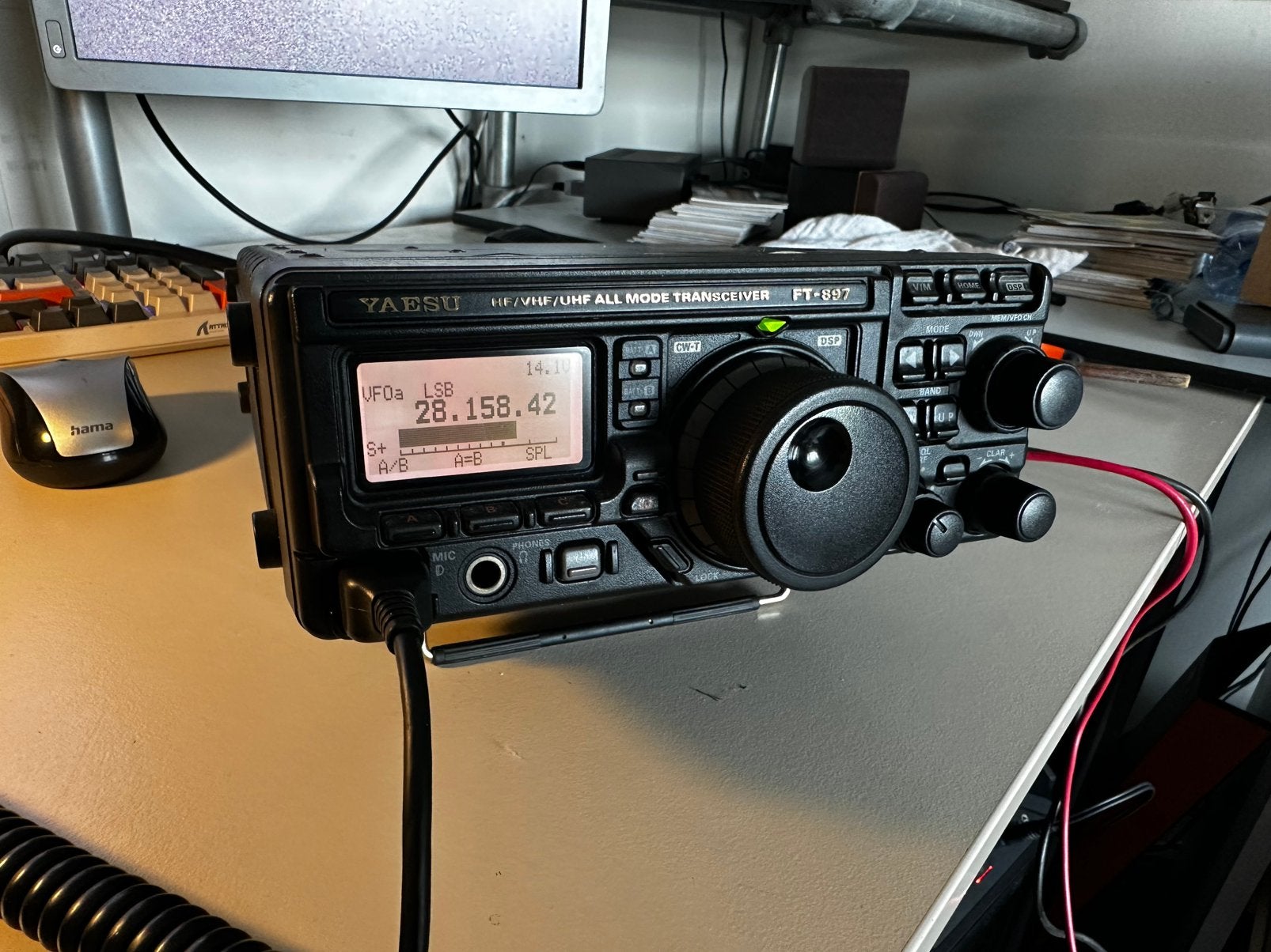 Yaesu ft-897, Ophalen, Gebruikt