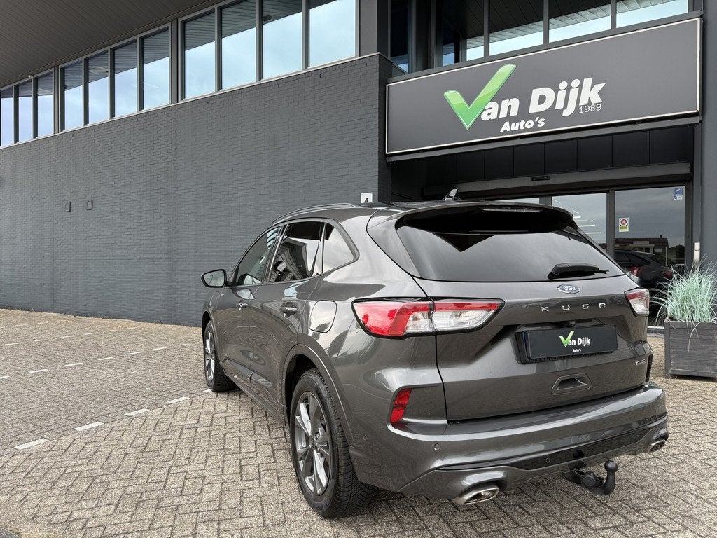 Ford Kuga 2.5 PHEV ST-Line X Trekhaak Navi Camera El.Stoel B, Gebruikt, Zwart, 4 cilinders, Origineel Nederlands