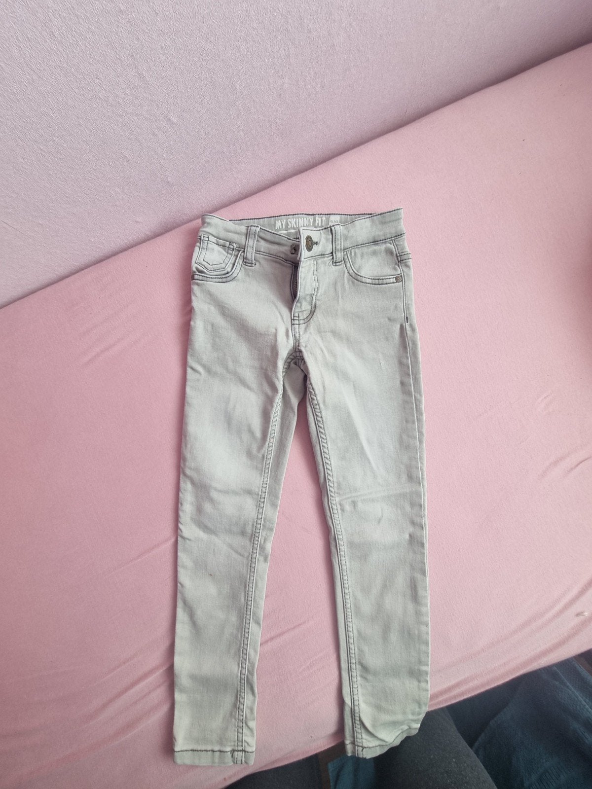 Hema My Skinny Fit Jeans - Maat 122, Broek, Gebruikt, Jongen of Meisje, Ophalen of Verzenden