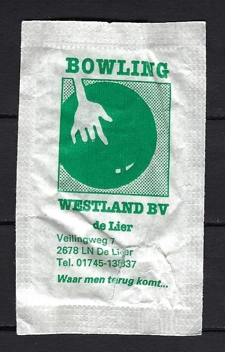 457 De Lier Bowling WESTLAND - Krimpen a/d IJssel KRIMPENHOF, Ophalen of Verzenden, Nederland