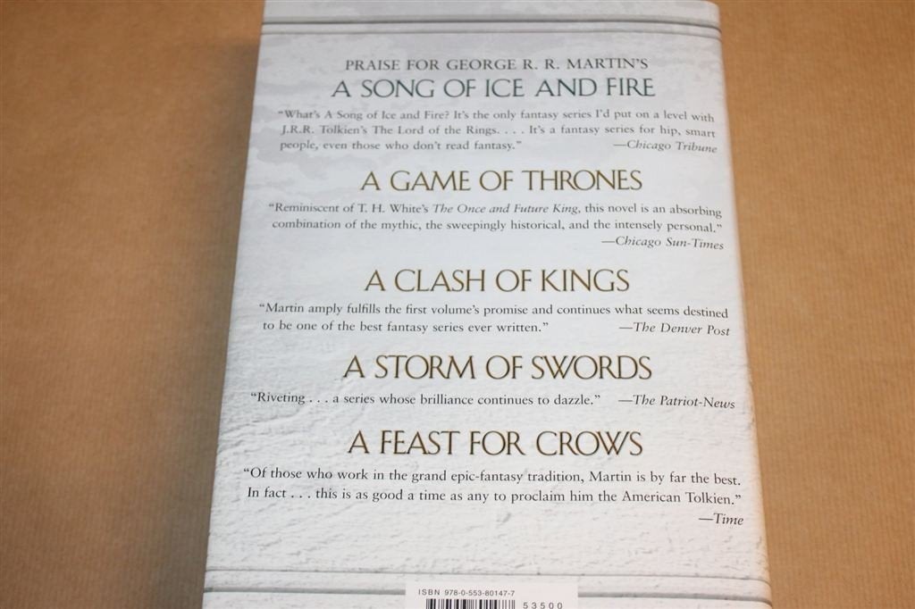 A Dance With Dragons — Deel 5 van Game of Thrones-serie, Boeken, Fantasy, Ophalen of Verzenden, Zo goed als nieuw