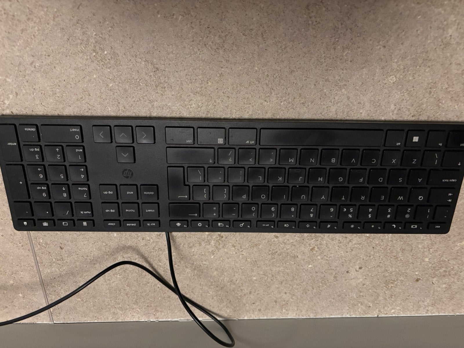 HP wired desktop 320K keyboard, Ophalen of Verzenden, Zo goed als nieuw