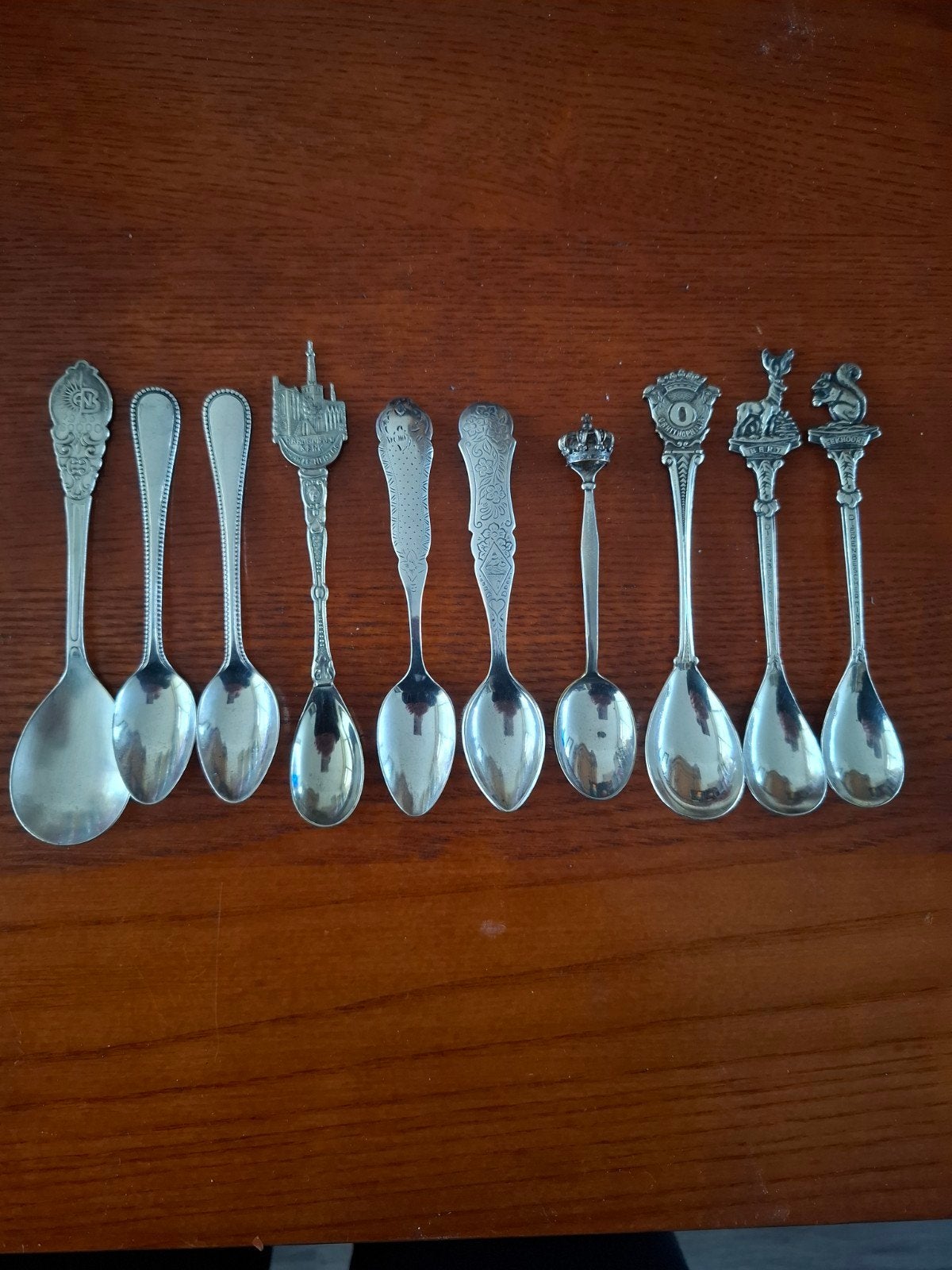 Vintage souvenir- en theelepeltjes, Ophalen of Verzenden