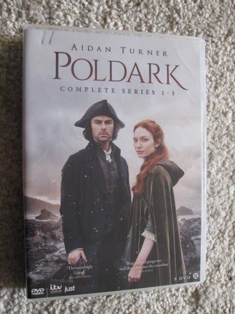 POLDARK - seizoen 1 + 2 en 3 in 9-DVD BOX met AIDAN TURNER, Vanaf 12 jaar, Ophalen, Zo goed als nieuw