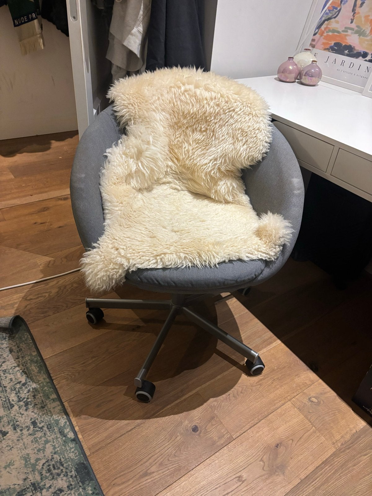 Comfortabele bureaustoel ikea, Ophalen, Gebruikt, Eén, Stof