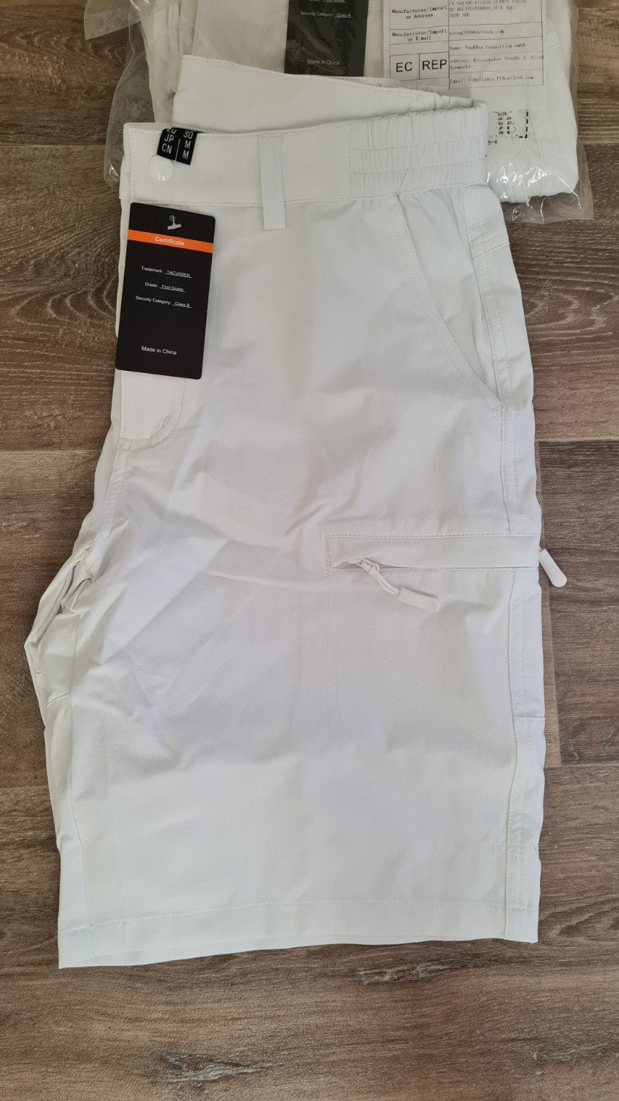 Heren Outdoor korte broek - Wit, Maat 30, Ophalen, Wit, Nieuw, Overige maten