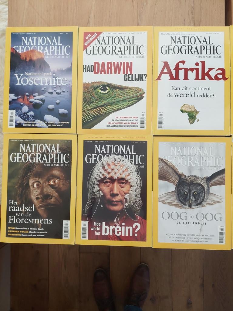 National Geographic Tijdschriften - Diverse Uitgaven, Boeken, Tijdschriften en Kranten, Ophalen of Verzenden, Gelezen, Wetenschap en Natuur