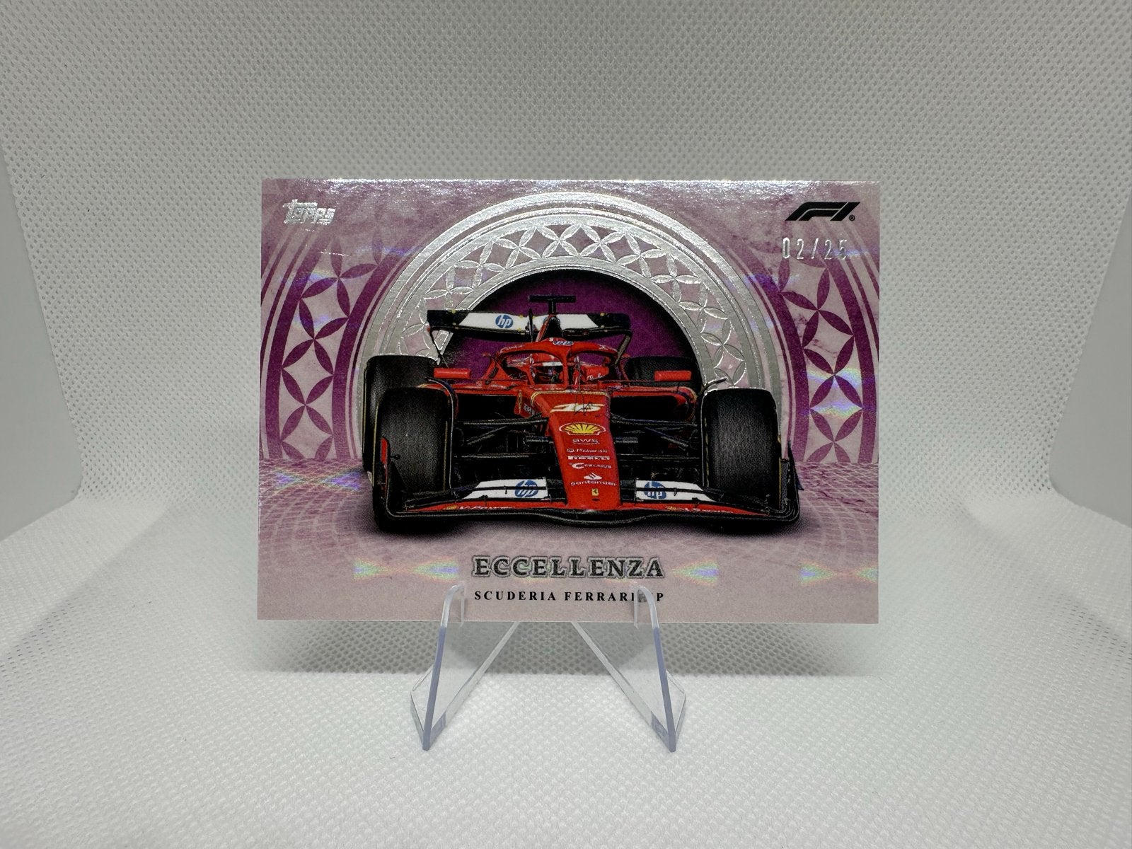 Topps F1 Eccellenza Scuderia Ferrari 02/25, Ophalen of Verzenden, Zo goed als nieuw, Formule 1