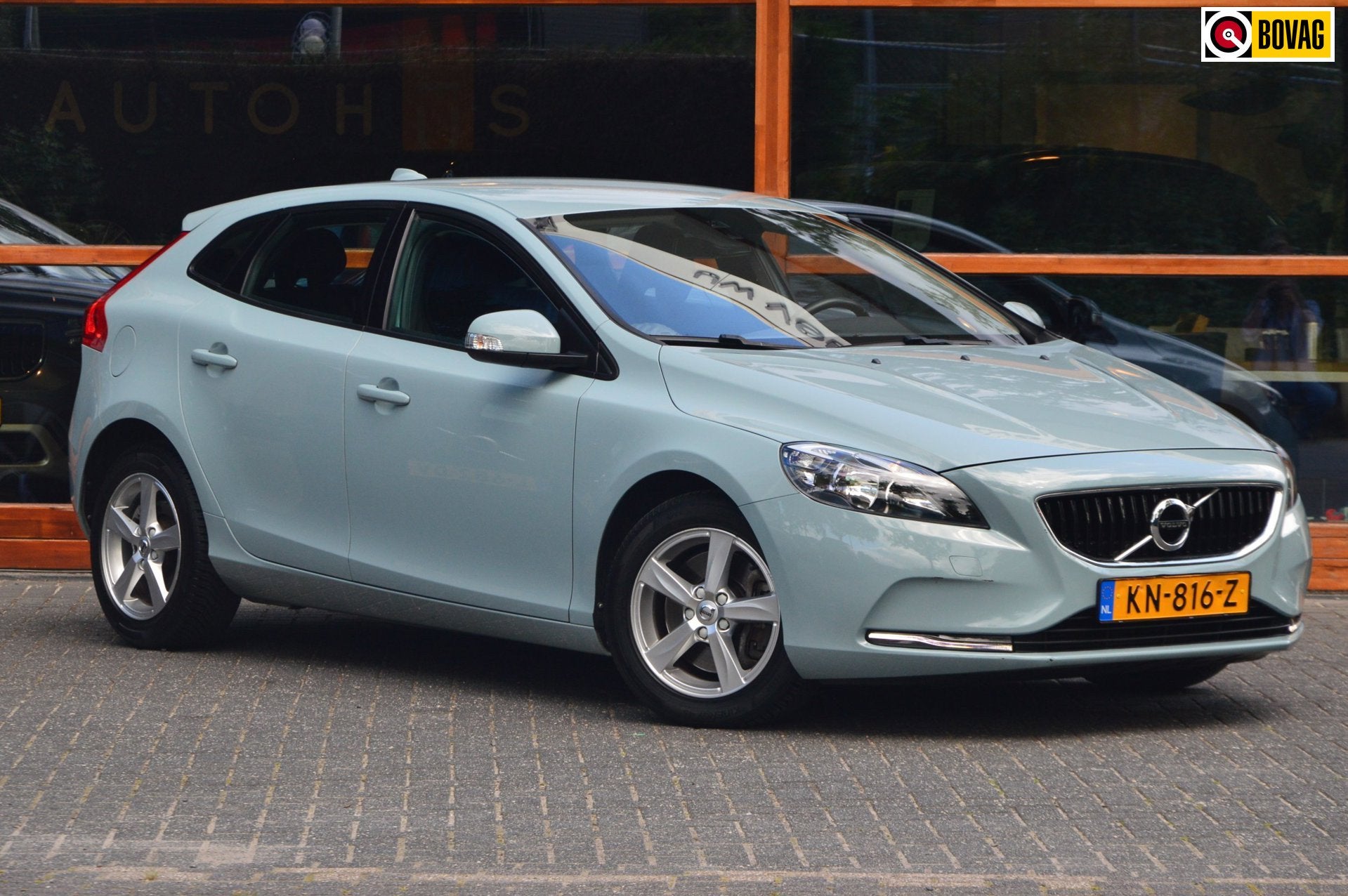 Volvo V40 1.5 T2 Nordic+ | Automaat | Perfect onderhouden |, Auto's, Stof, 4 cilinders, 700 kg, Blauw