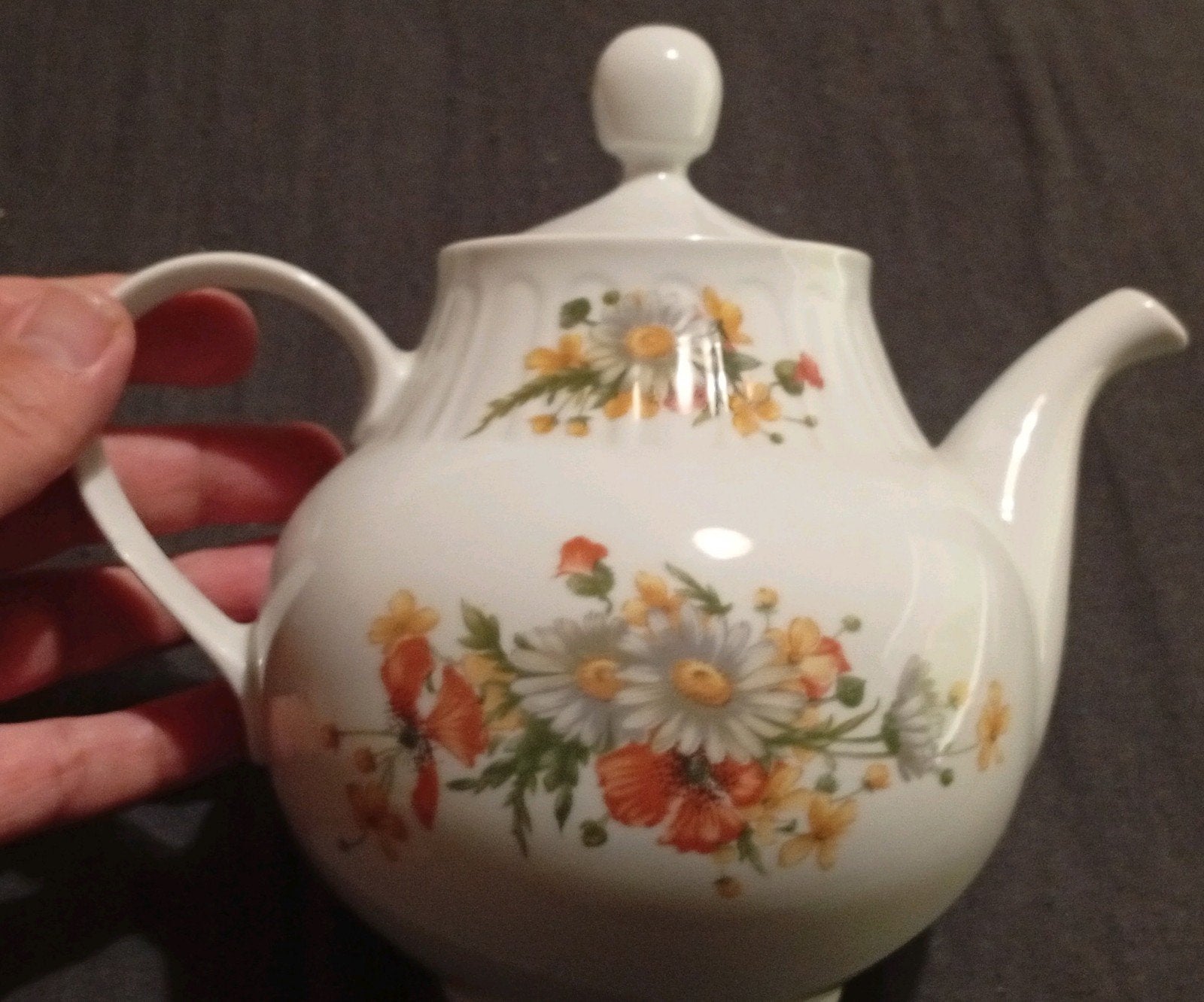 Prachtige Vintage Porseleinen Theepot – Henneberg Porzellan, Ophalen of Verzenden