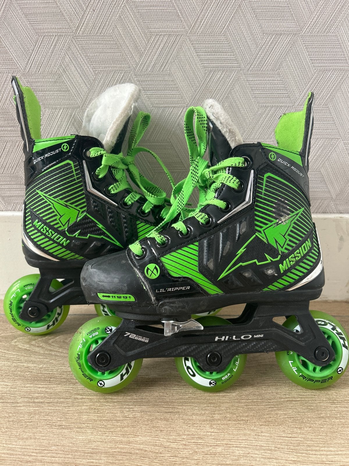 Mission inline skates verstelbaar- maat 29,5 - 33,5, Ophalen of Verzenden, Gebruikt, Overige typen, Overige merken